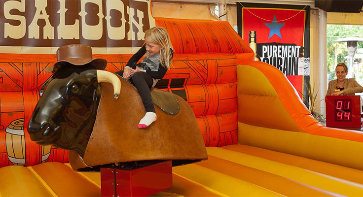 Activité rodeo au camping Le Port de Plaisance à Bénodet en Bretagne