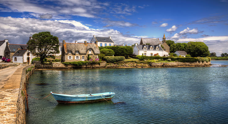 Maisons traditionnelles du Morbihan en Bretagne