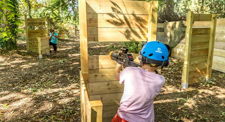 Activité paintball au parc aventures de Bénodet dans le Finistère