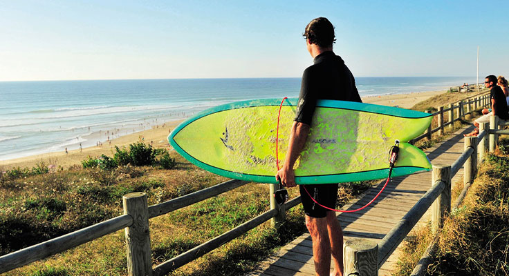 Cours de surf près de Bénodet